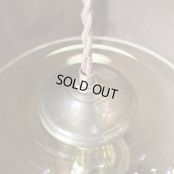 画像5: ガラス　ペンダントライト　吊り下げ照明　アンバー　ホワイトライン　カスタムメイド