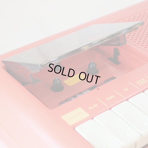 画像10: CONY　レトロ　ダブルカセットプレーヤー　EMP－777　カラオケ機能付き　マイク付き　オレンジ　ユーズド品