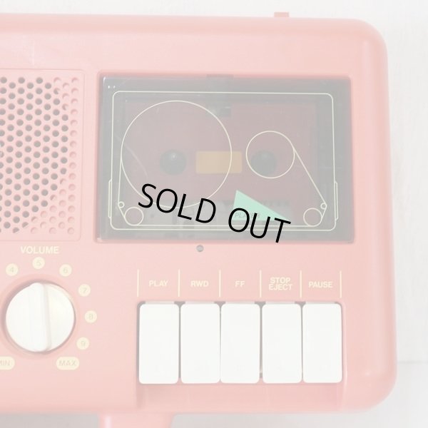 画像8: CONY　レトロ　ダブルカセットプレーヤー　EMP－777　カラオケ機能付き　マイク付き　オレンジ　ユーズド品