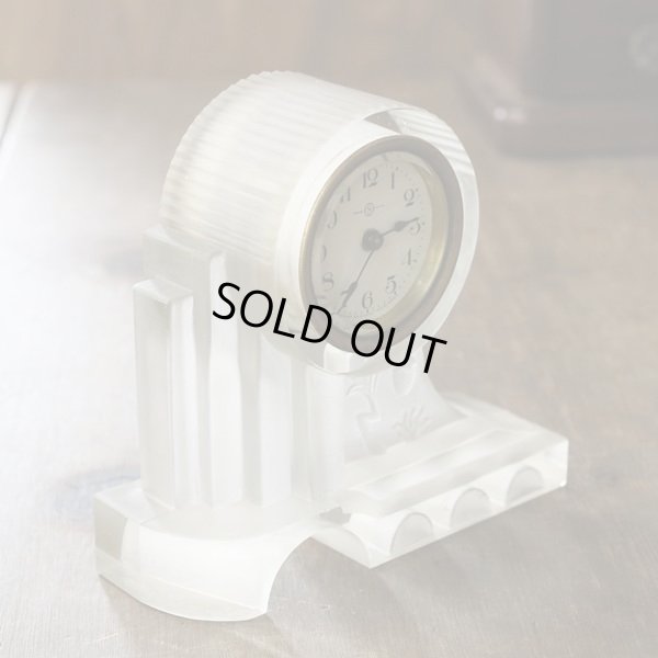 画像4: アンティーク　精工舎　ゼンマイ式ガラス置き時計　ユーズド品