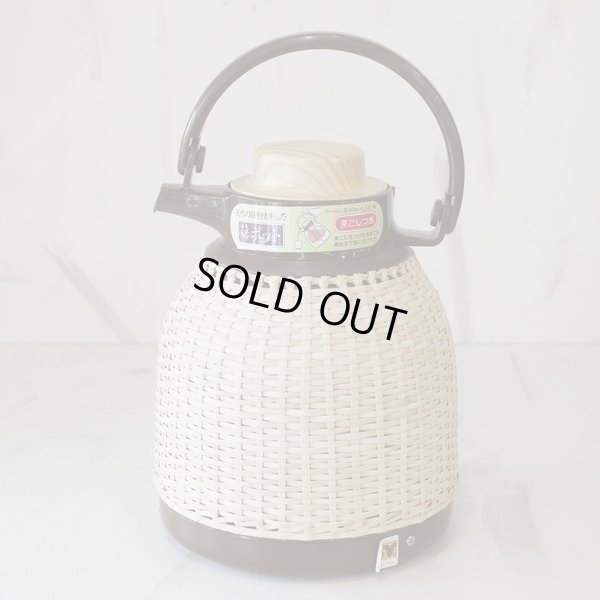 画像2: タイガー魔法瓶　籐ポット　茶こし付き　PRC-A100　ブラウン　未使用品（店2694）