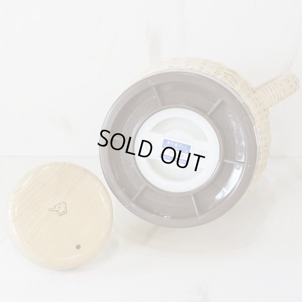 画像6: 象印マホービン　籐ポット　VGR-1000　ブラウン　未使用品