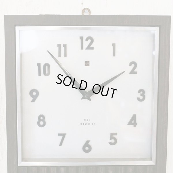 画像3: ナショナル　トランジスター振り子時計　クォーツ改造　石塗装　カスタムメイド（店2723）