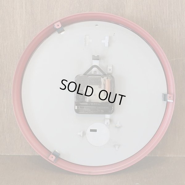 画像4: シチズン　SYNCLOCK　レトロ掛け時計　ウォールクロック　赤丸　カスタムメイド（ム2724）