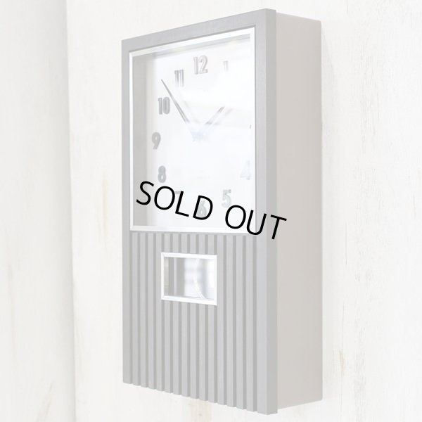 画像2: ナショナル　トランジスター振り子時計　クォーツ改造　石塗装　カスタムメイド（店2723）