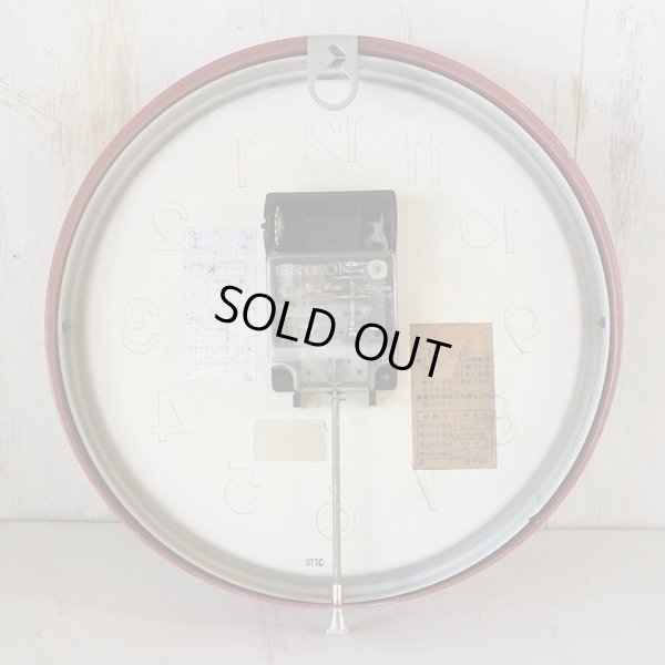 画像7: セイコー　トランジスター　レトロ掛け時計/ウォールクロック　赤丸　ユーズド品