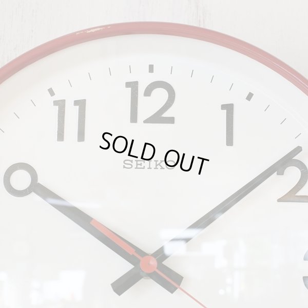 画像4: セイコー　トランジスター　レトロ掛け時計/ウォールクロック　赤丸　ユーズド品