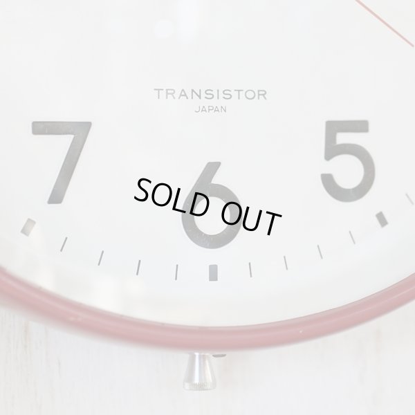 画像5: セイコー　トランジスター　レトロ掛け時計/ウォールクロック　赤丸　ユーズド品