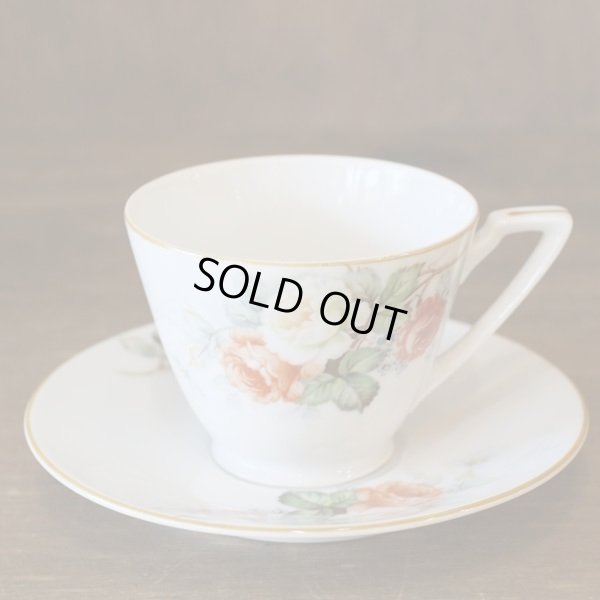 画像2: アンティーク　オールドノリタケ　日本陶器　カップ＆ソーサー　花柄（ほ2770）