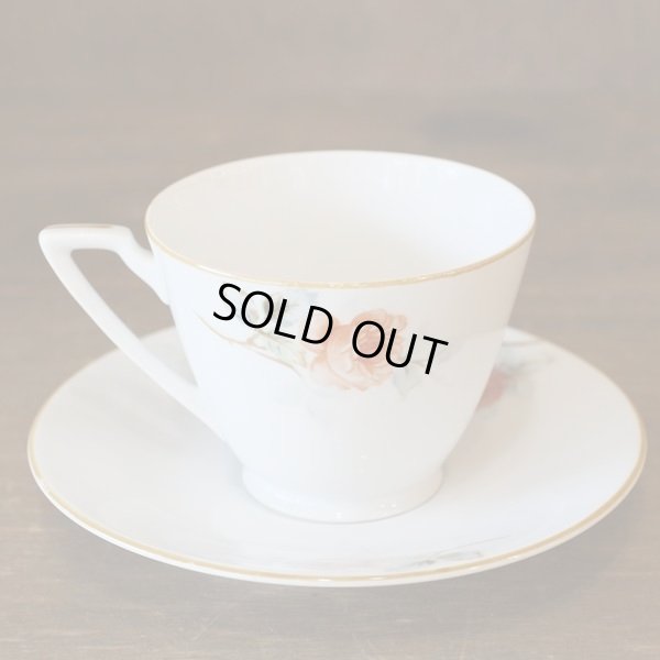 画像3: アンティーク　オールドノリタケ　日本陶器　カップ＆ソーサー　花柄（ほ2770）