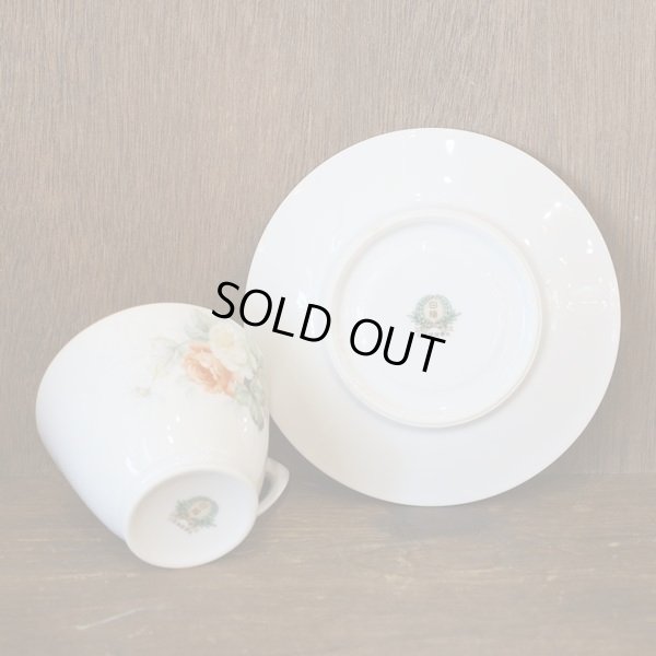 画像5: アンティーク　オールドノリタケ　日本陶器　カップ＆ソーサー　花柄（ほ2770）