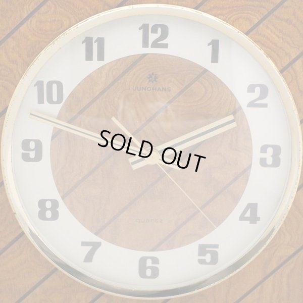 画像3: ドイツ　JUNGHANS　ユンハンス　掛け時計　ウォールクロック　ウッドフェイス　ユーズド品（店2855）