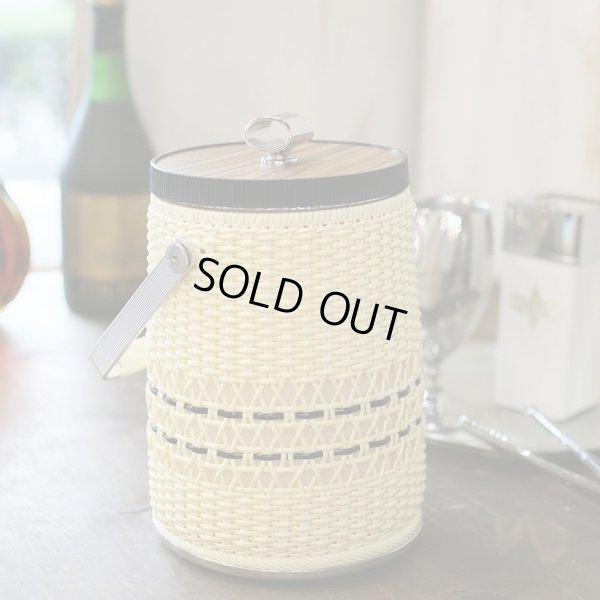 画像4: レトロ　ビニール編み　アイスペール　トング付　未使用品