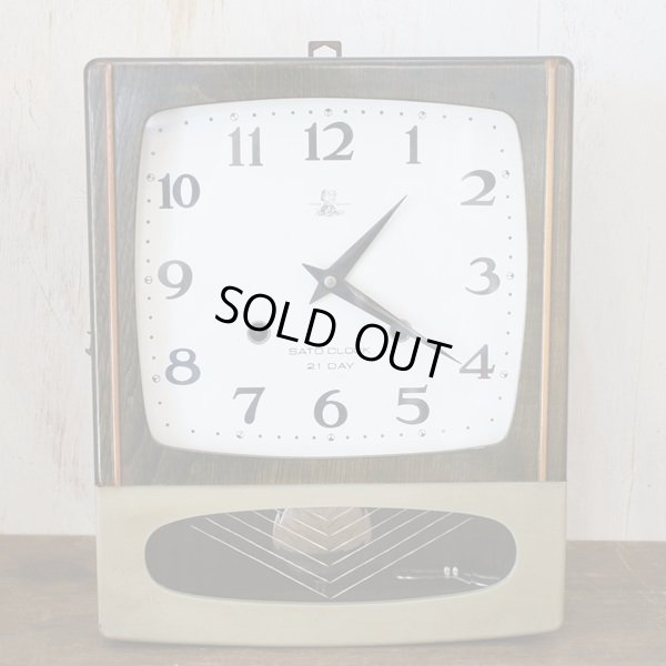 画像2: 佐藤時計　地球鶏印　振り子時計　ユーズド品