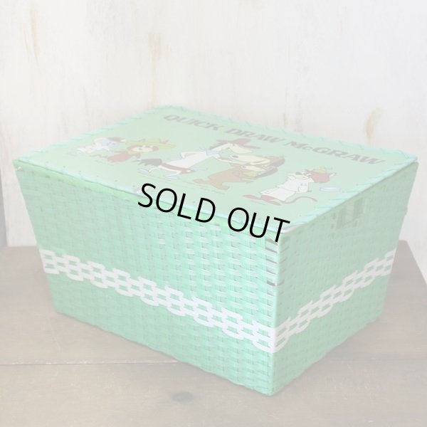 画像2: QUICK DRAW McGRAW　早射ちマック　ランドリーバスケット　グリーン　ユーズド品