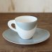 画像3: SC　三郷陶器　コーヒーカップ＆ソーサー　グリーン×白　未使用品（あ2901）