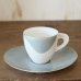 画像2: SC　三郷陶器　コーヒーカップ＆ソーサー　グリーン×白　未使用品（あ2901）