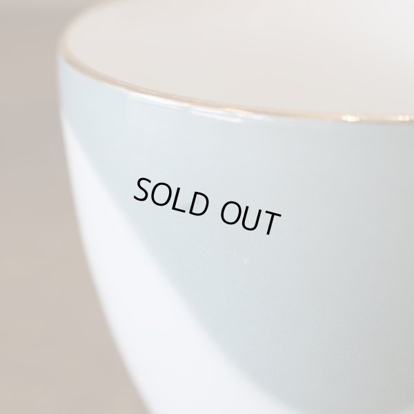 画像5: SC　三郷陶器　コーヒーカップ＆ソーサー　グリーン×白　未使用品（あ2901）