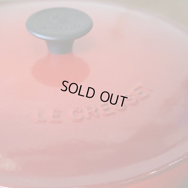 画像3: ル・クルーゼ　両手平鍋　赤　未使用品