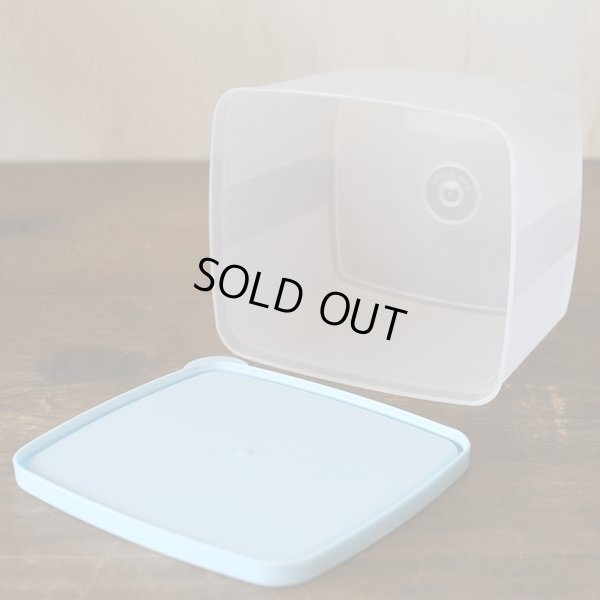 画像6: タッパーウェア　角型保存容器　蓋ブルー×クリア　未使用品（o2913）