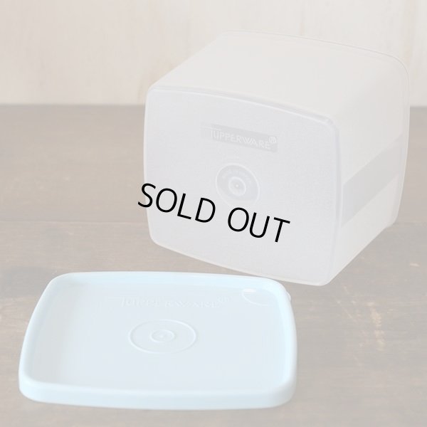 画像7: タッパーウェア　角型保存容器　蓋ブルー×クリア　未使用品（o2913）