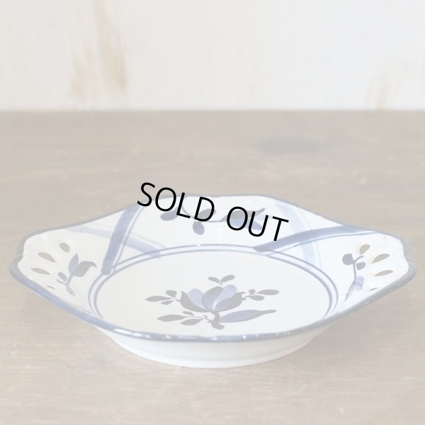 画像2: Sango　三郷陶器　透かし皿/深小皿/取り皿　EUROPEAN　青花A　未使用品（F2920）