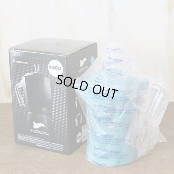 画像2: イタリア　ZARINA　RISOLI　エスプレッソメーカー　3カップ用　ブルー　RZ-3BS　未使用品　箱付き　説明書付き