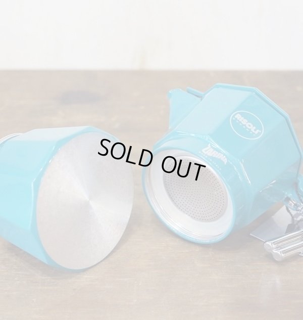 画像8: イタリア　ZARINA　RISOLI　エスプレッソメーカー　3カップ用　ブルー　RZ-3BS　未使用品　箱付き　説明書付き