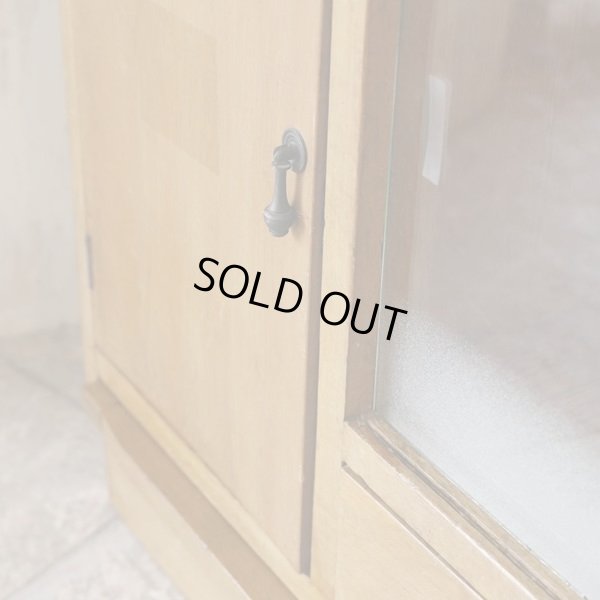 画像5: レトロ　茶箪笥/木製食器棚/飾り棚　ユーズド品