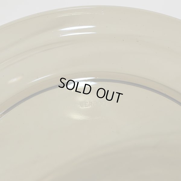 画像5: フランス　VERECO　ベレコ　ケーキソーサー/ガラス皿　ブラウン　未使用品（す3011）