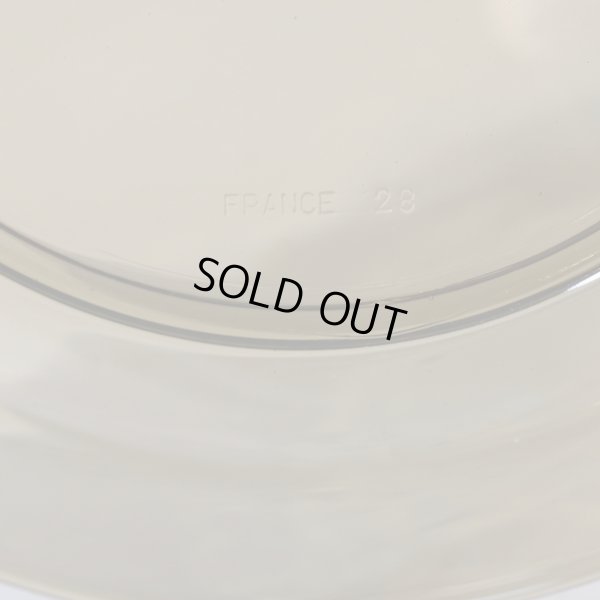 画像6: フランス　VERECO　ベレコ　ケーキソーサー/ガラス皿　ブラウン　未使用品（す3011）