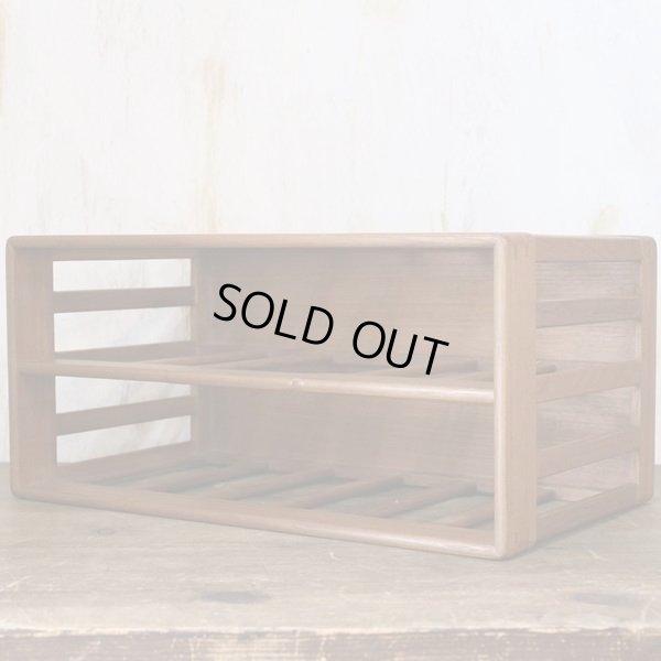 画像5: 木製マガジンラック　チーク材　ユーズド品