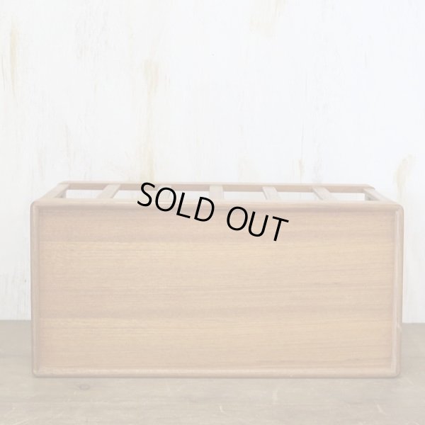 画像7: 木製マガジンラック　チーク材　ユーズド品