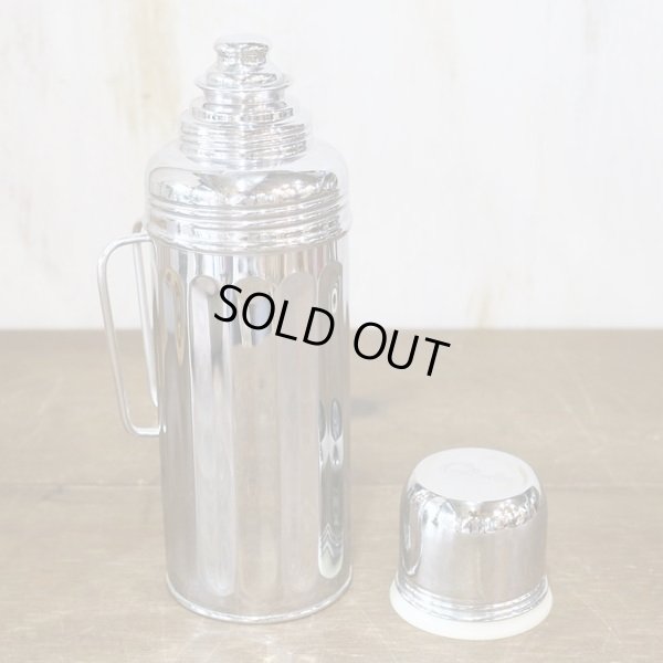 画像6: グロリア魔法瓶　バキュームボトル/携帯円筒型魔法瓶　クローム3号　デッドストック品