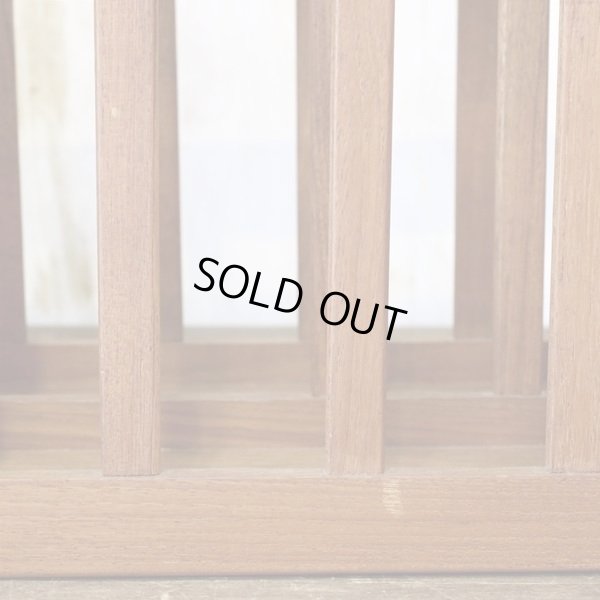 画像6: 木製マガジンラック　チーク材　ユーズド品