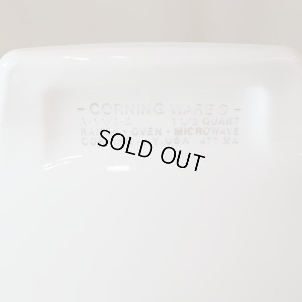 画像6: U.S.A.　コーニング　角形両手鍋/ソースパン　コーンフラワー　未使用品（み3018）