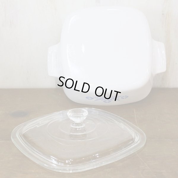 画像5: U.S.A.　コーニング　角形両手鍋/ソースパン　コーンフラワー　未使用品（み3018）