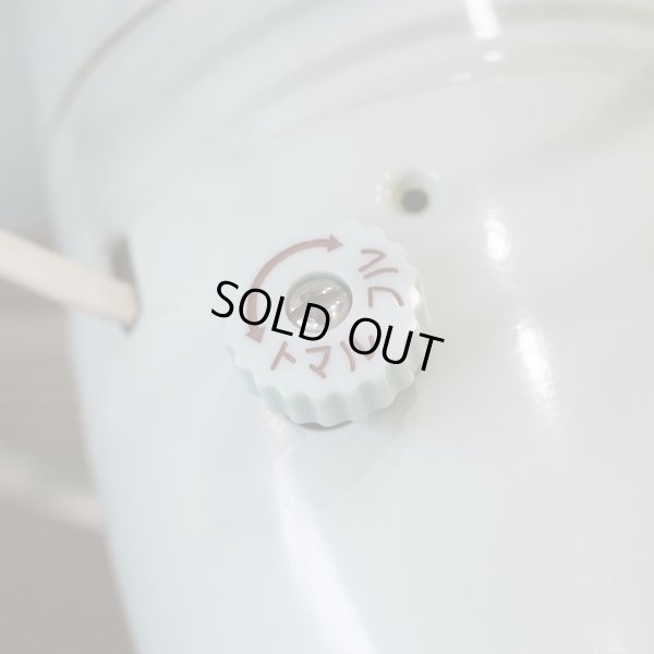 画像7: 三菱扇風機　25ｃｍ　細目扇　DM-10EC　薄青磁色　ユーズド品　箱付き