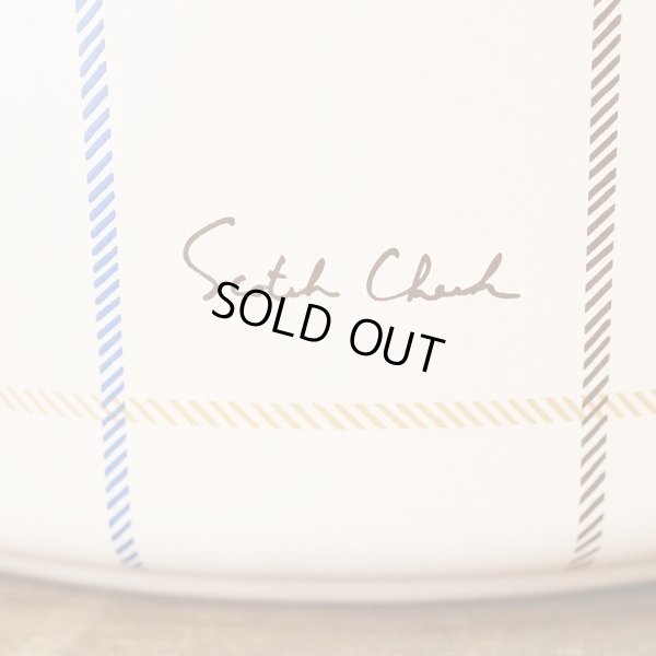 画像5: エジリー　ホーロー笛吹ケトル　スコッチチェック　7011　未使用品（LL3042）