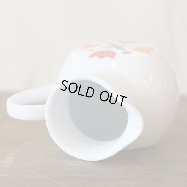 画像5: ノリタケ　レトロ　クリーマー/ミルクポット　チューリップ柄　未使用品（ケ3046）