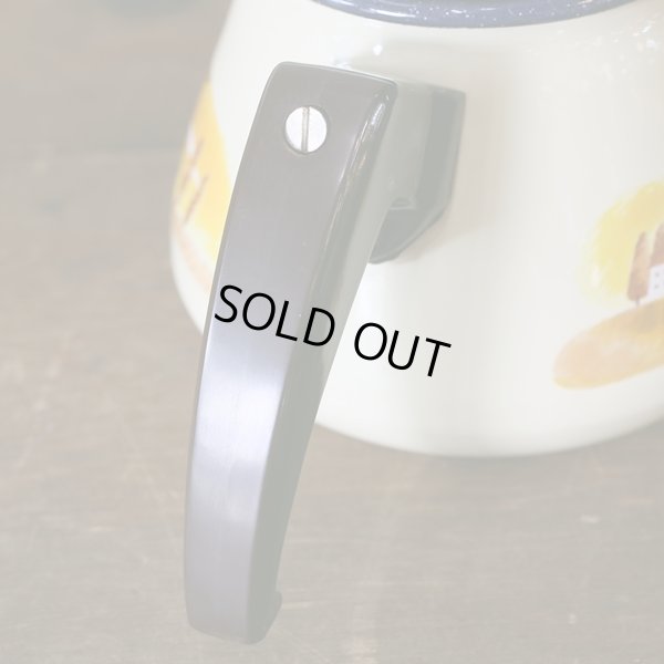 画像7: ホーローケトル　イエロー　馬車　未使用品