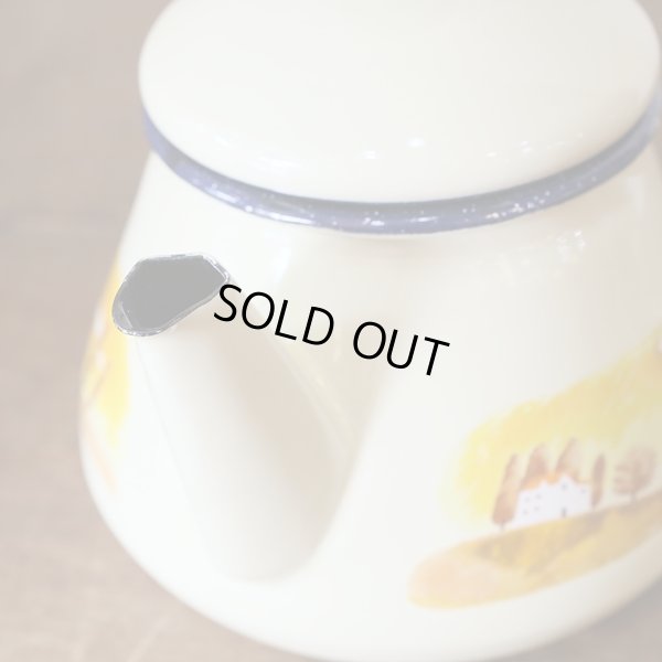 画像6: ホーローケトル　イエロー　馬車　未使用品