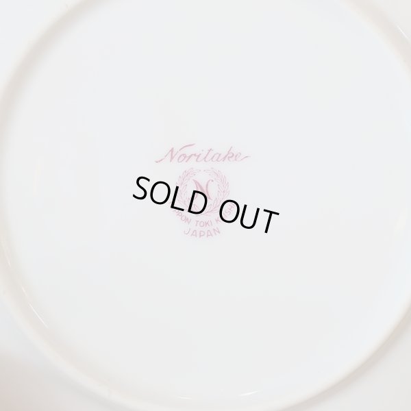 画像7: ノリタケ　ティーカップ＆ソーサー　ピンク　葉柄　未使用品