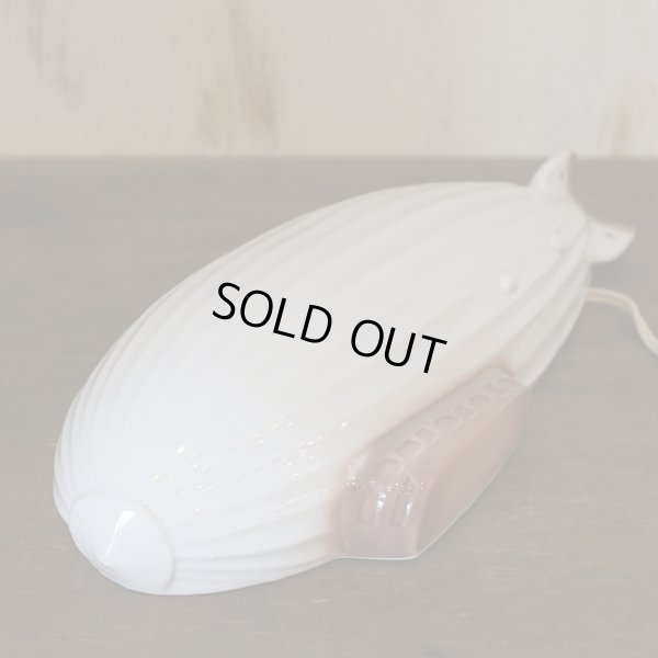 画像4: レトロ　インテリア照明　飛行船形ライト　hos International　ムードランプ　ユーズド美品（ｄ3123）