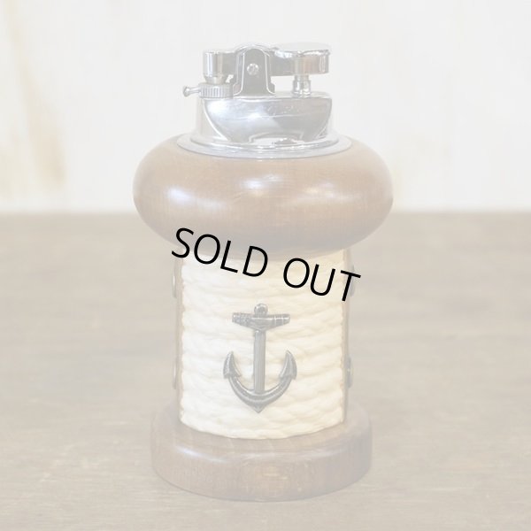 画像8: 船舵形　シガレット3点セット/灰皿＆煙草入れ＆ライターセット　ユーズド品