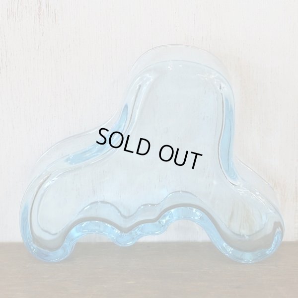 画像4: フィンランド　イッタラ　Alvar Aalto Collection　Finnair　ガラスボウル/深皿　ライトブルー　未使用品　箱付き　