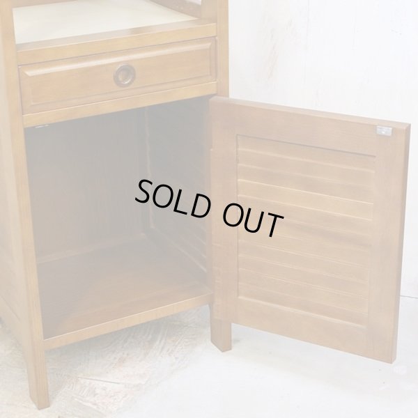 画像6: ヴィンテージ　カリモク　レトロ　電話台/木製小棚　A5085　ユーズド品