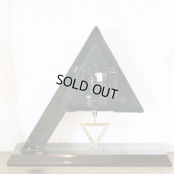 画像6: フランス　ジャック・ノエル社　ピラミッド型塗物時計　三角置き時計　振り子時計　シャディ製　未使用品