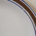 画像4: SALEM　ストーンウェア　大皿/プレート　茶×青　未使用品（セ3220）