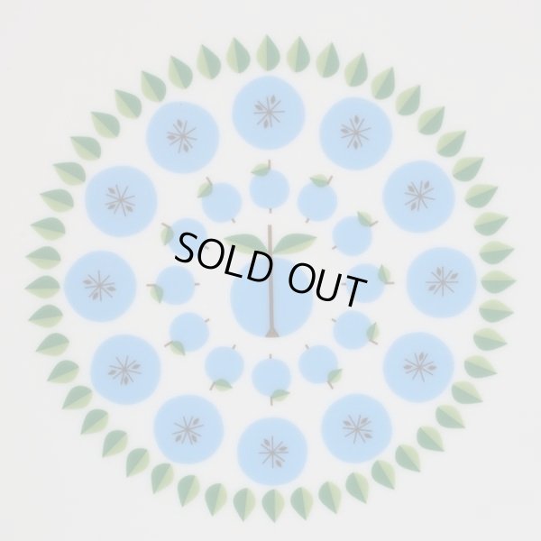 画像4: ヤマカ　ロッタ・キュールホルン　大皿/プレート　ブルー　未使用品